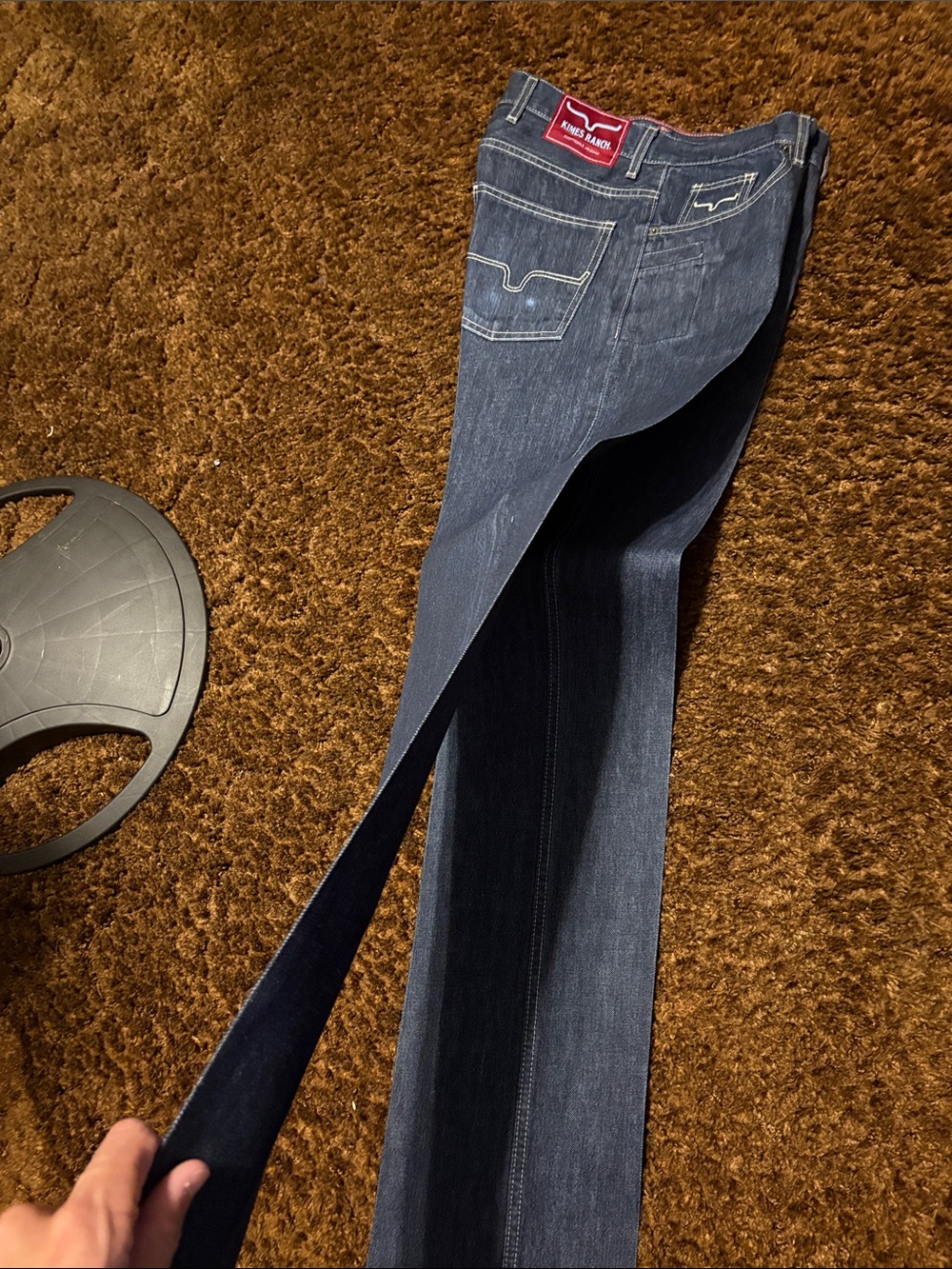 Kimes Ranch men’s raw James jeans - Picture 3 of 5